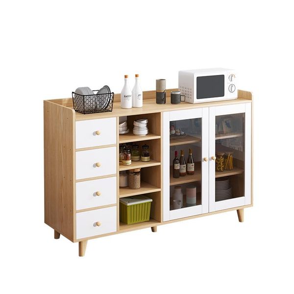 

kitchen shelf floor-to-floor multi-layer microwave oven supplies household daquan multifunctional storage rack bottles & jars