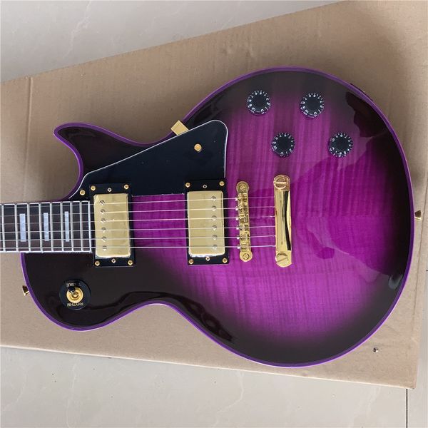 

2021 classic electric guitar, noble purple, excellent sound quality, delivery home