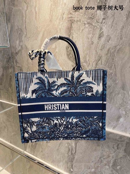 

book tote blue coconut print shopping bag large 41cm shoulder bag zly bags