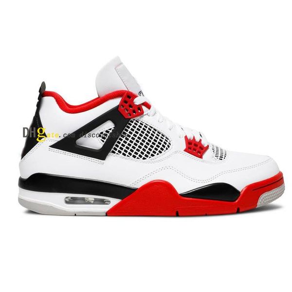 

4 og fire red basketball shoes mens womens 4s sneakers for sale us 5.5-13