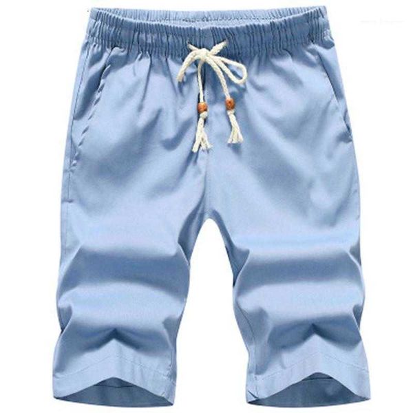 

men's shorts solid color plus size drawstring fast drying board men beach elastic fashion summer casual short pants designer male c 58z, White;black