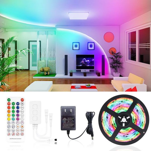 

strips bluetooth led strip lights ws2812b rgb smd flexible waterproof dream color with phone app control dc 12v