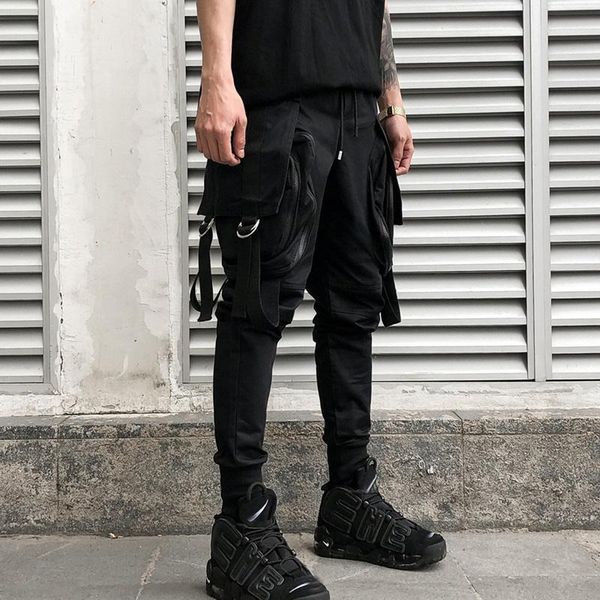 

men's pants 2021 black cargo men