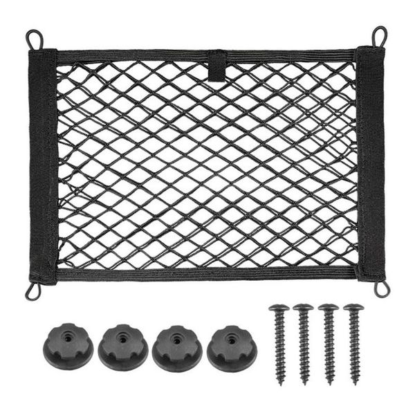 

car organizer cargo storage net pockets portable seat side back bag purse handbag phone charge pocket holder for trunks cars boats s