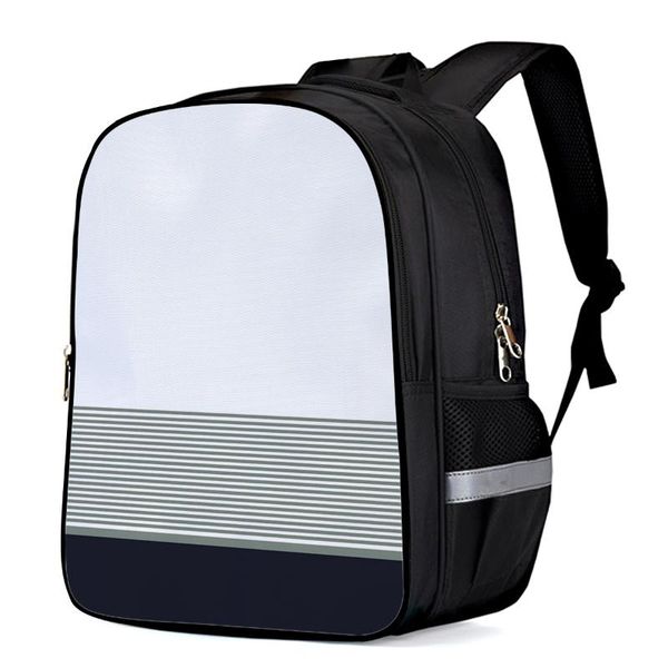 

backpack stripe blue gray toddler boy girl elementary school kindergarten