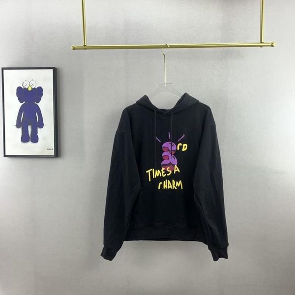 

men's hoodies & sweatshirts 22ss foam letter pattern printing travis scohoodies men women eu size 100% cotton cactus jack sweatshirt hi, Black