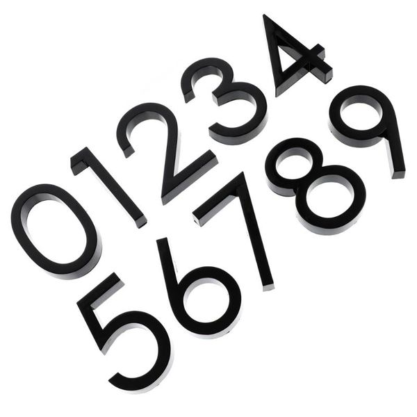 

wall clocks 20pcs number sign modern plaque house el door address digits stickers
