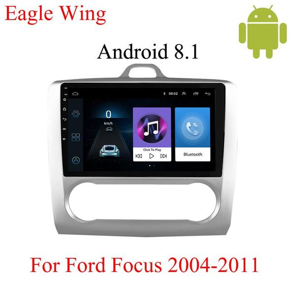 

player android 8.1 car dvd gps multimedia for focus exi at 2004-2011 radio navigator supports stereo bluetooth