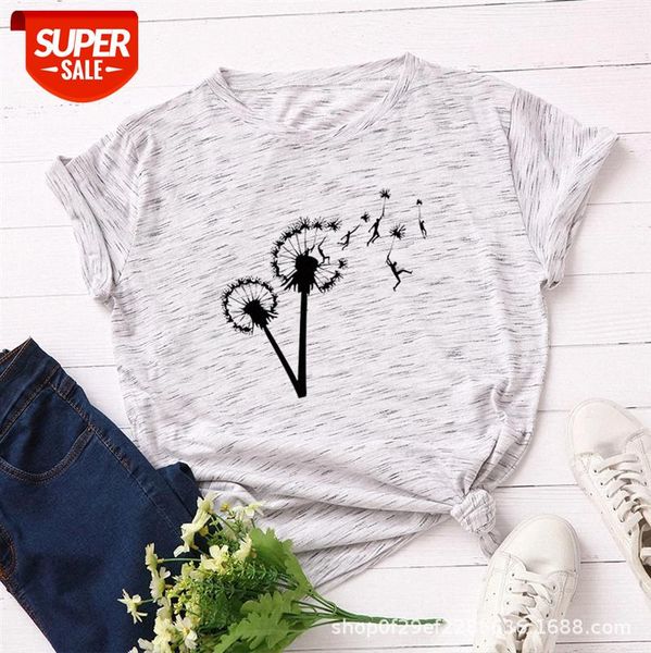 

women's loose round neck short-sleeved cotton t-shirt f84 #dw9j, White