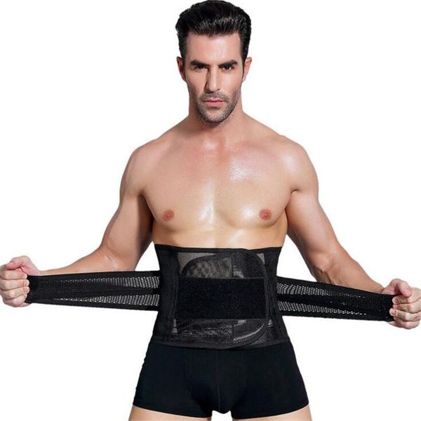 

men's body shapers mens shaper slimming belt male bodysuit modeling shapewear for men control girdle neoprene corset trainer underbust, Black;brown