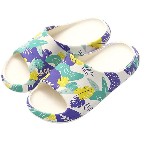 

slippers fashion women summer non-slip sandals beach slides shower slipper soft sole ladies bathroom shoes hy572, Black