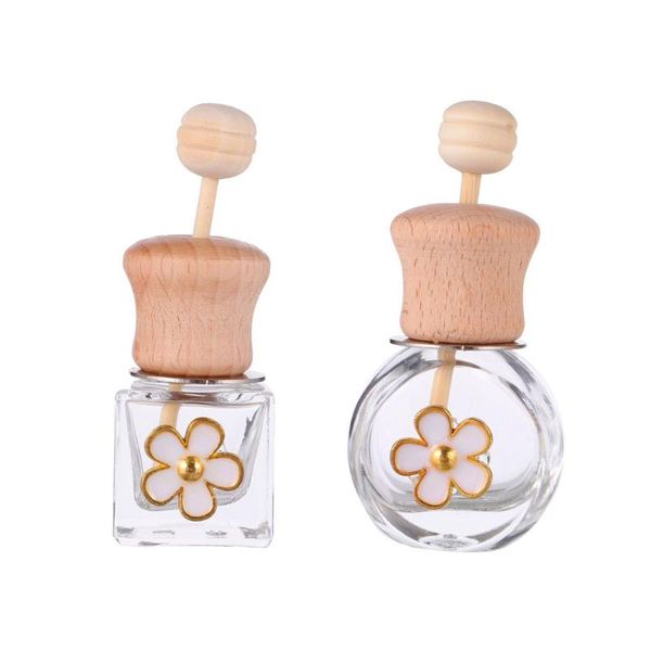 

car air freshener 2pcs perfume clip glass bottles exquisite interior decorations
