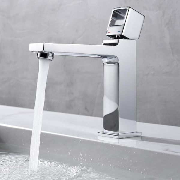

bathroom sink faucets taicute square basin faucet cold mixer taps 360 degree rotation singel handle faucet, chrome black