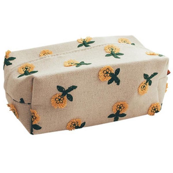 

tissue boxes & napkins small flower box light luxury carton living room dining decoration napkin cover lovely cloth