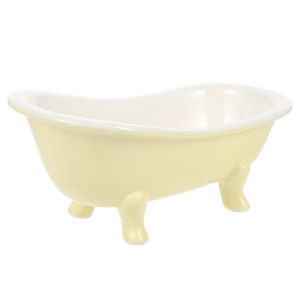 

1pc bathtub shape dessert bowl ice cream ceramic container 200ml bowls