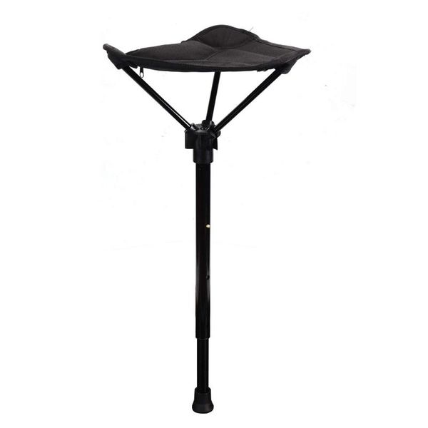 

outdoor folding stool portable seat pole adjustable fishing accessories