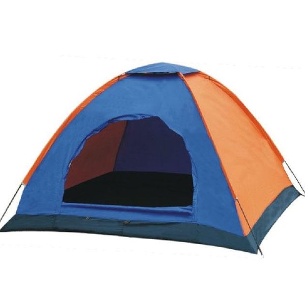 

portable tents 2-4 men couples single layer glassesfiber pole tent and shelters