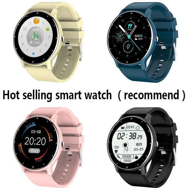 SmartWatches 2022 Mais novo Luxo Qualidade Smart Watch Men ZL02 Full Touch Mulheres SmartWatch Sports Pedômetro Tempo em tempo real IP67 Bluetooth para iOS Android