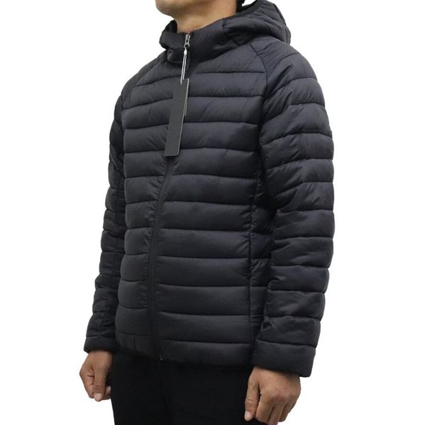 Novo estilo jaquetas masculinas inverno outerwear leve casacos masculinos parkas quente à prova de vento ao ar livre casual invernos com capuz