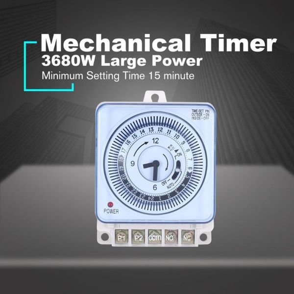 

timers mechanical timer 230v time counter reminder 15min 24h kitchen countdown energy saving controller industrial timing switch