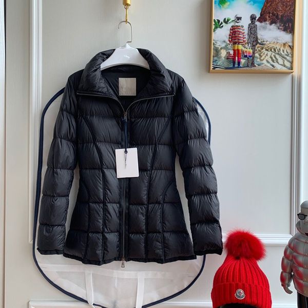 

mens stylist coat parka winter jacket fashion men women winter feather overcoat jacket down jacket coat size, Black