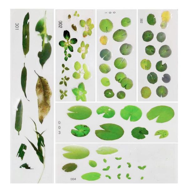 

gift wrap diy handmade 3d crystal epoxy resin painting material stickers flower transparent plant decoration stickers#35