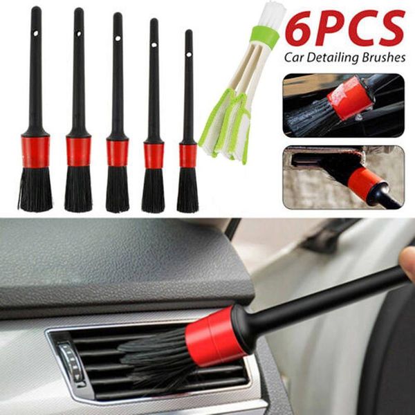 

car sponge soft cleaning detail brushes black & red brush detailing high quality