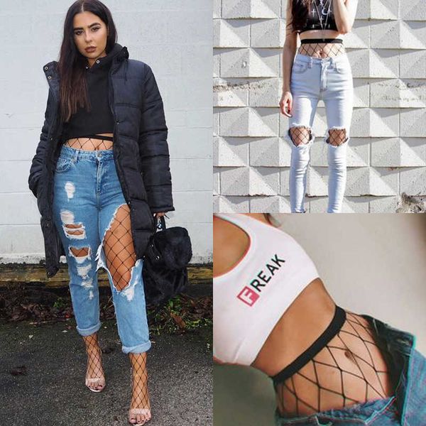 

tight hollow out pantyhose female mesh black women tights stocking slim fishnet stockings club party hosiery hose, Red;black