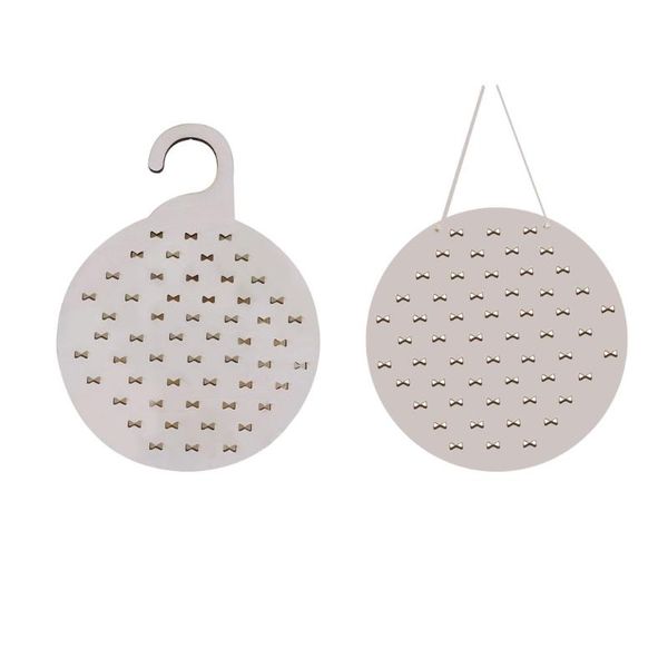 

hair accessories nordic ribbon hairpin rack hoops storage holder headband wooden organizer children girls room decoration, Slivery;white