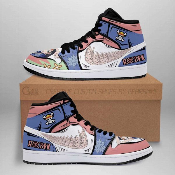

nico robin sneakers hana hana skill anime shoes fan