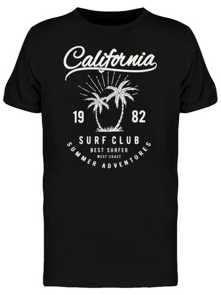 

california 1982 men's tee -image by shutterstock, White;black