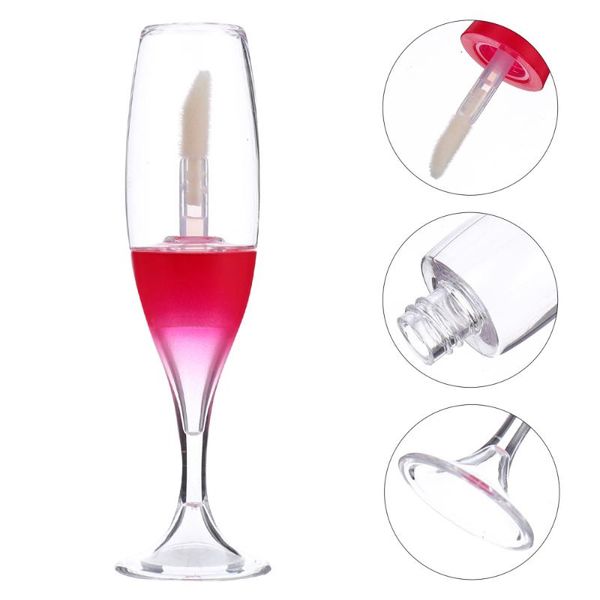 

storage bottles & jars 12pcs glass shaped lip gloss tube refillable container