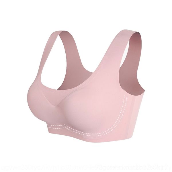 

icpp lingerie traceless and women's underwear rimless bra large size breathable and gathered vest sports women's underwear bra, Red;black