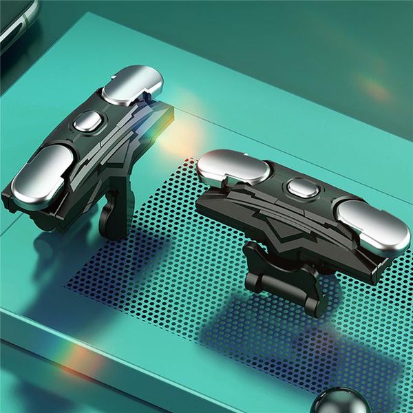 

game controllers & joysticks for pubg mobile high sensitive shooting trigger gamepad fire button aim key 6.5-10.5mm thickness phone