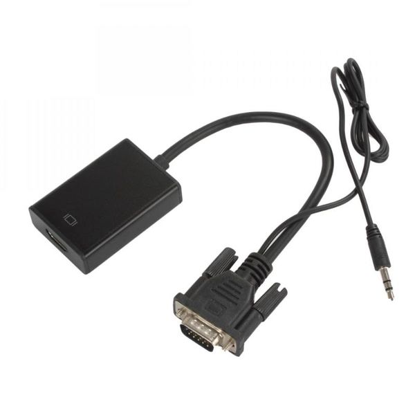 

audio cables & connectors digiyes durable vga to output 1080p hd + tv av hdtv video cable converter adapter