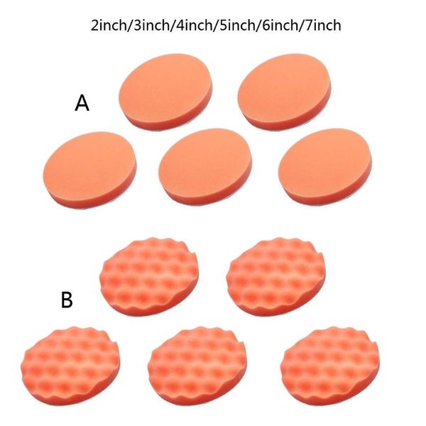 

2"/3"/4"/5"/6"/7" sponge foam polishing pads buffing for car beauty waxing pad 5pcs
