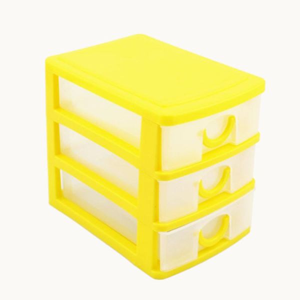 

storage boxes & bins cosmetic desk colorful mini drawer type finishing box surface debris organizer