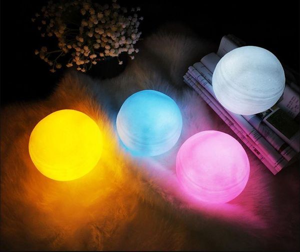 

gift wrap 3d moon shape decorative night light