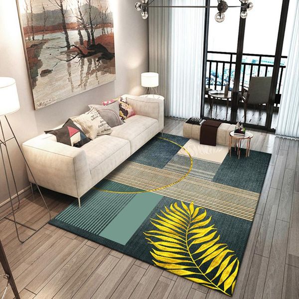 

carpets home blue geometric 3d printed large carpet for living room soft floor mat bedroom anti-slip bathroom kid rug