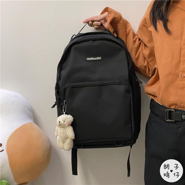 

dark tooling backpack female korean ins port style simple and versatile
