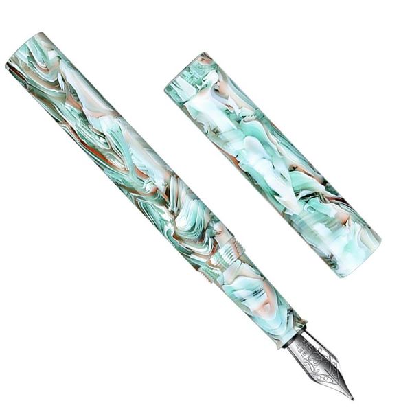 

fountain pens luxury resin pen ,simple design with germany nib 0.5mm