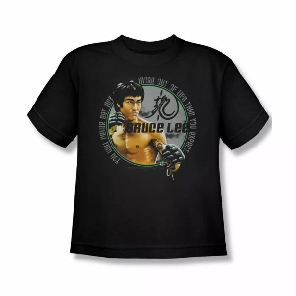 

bruce lee expectations youth short sleeve t-shirt sizes- s-xl new, White;black
