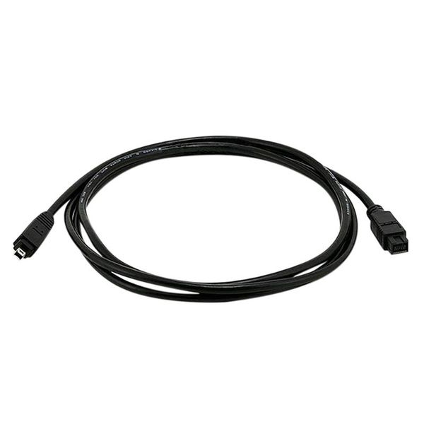 

video cables & connectors -black ieee 1394 firewire 800 to 400 cable, 9 pin/4pin male / 10 ft