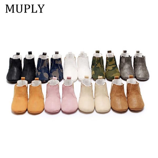 

baby shoes toddler shoes pu soft soled crib shoes infant boy girl first walkers prewalkers winter bottom anti-slip ankle boots 210722