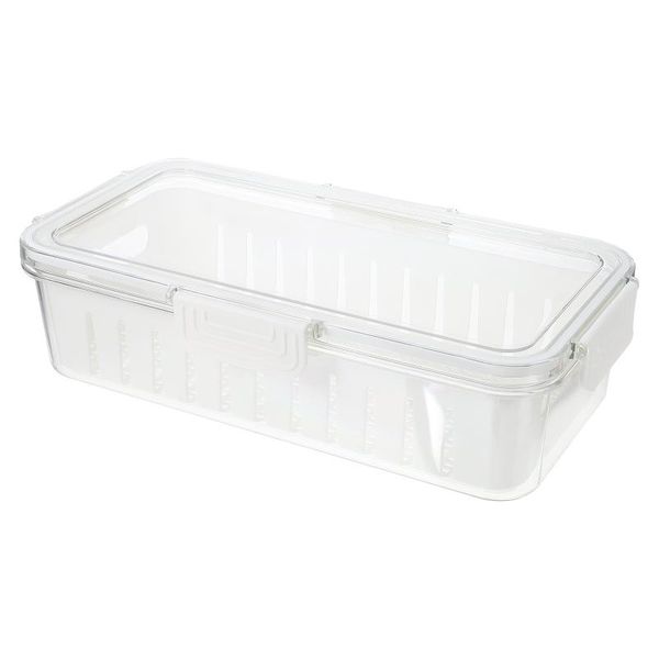 

storage bottles & jars 1pc drain containers convenient kitchen draining boxes vegetable box
