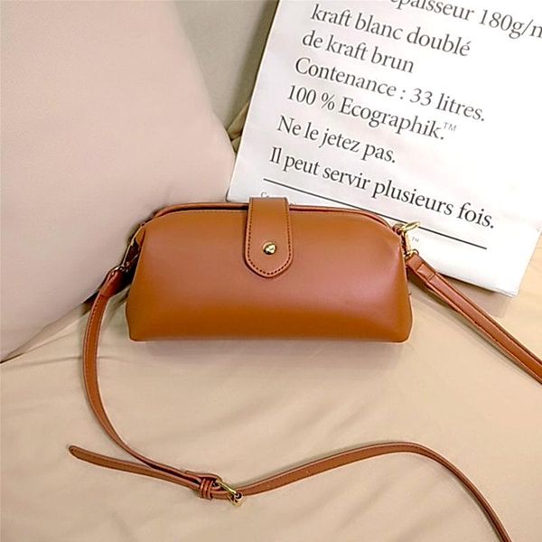 

cross body women crossbody bag pu leather shoulder bags 2021 shopper purse european and american style fashion casual solid color clip
