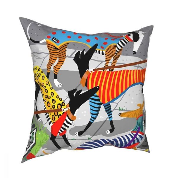 

greyhound whippet sighthound dog throw pillow cover customized cushion covers cushion/decorative