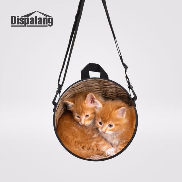 

backpack dispalang 9-inch school toddler girls bag cat round for kids children preschool students bagpack rucksack
