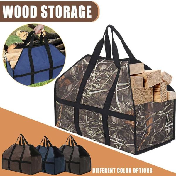 

storage bags supersized canvas firewood wood carrier bag log camping outdoor holder carry wooden 4 colors