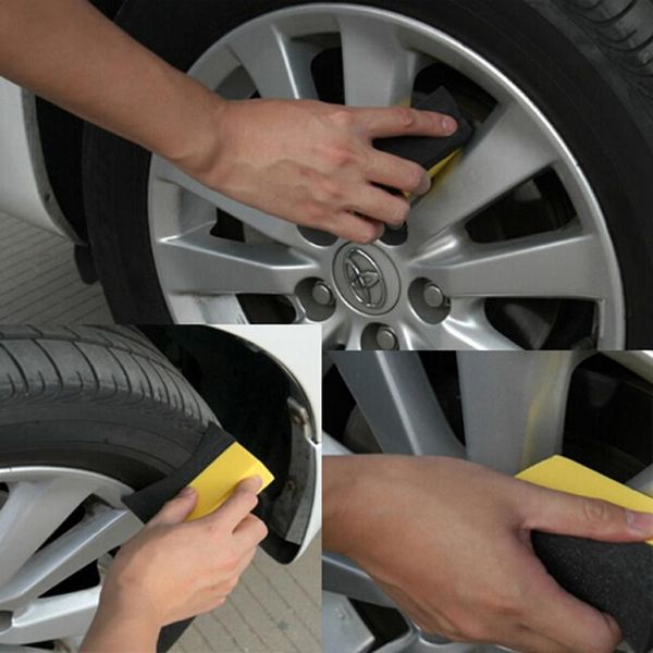 

car sponge 2pcs auto u-shape band wax polishing compound edge brush